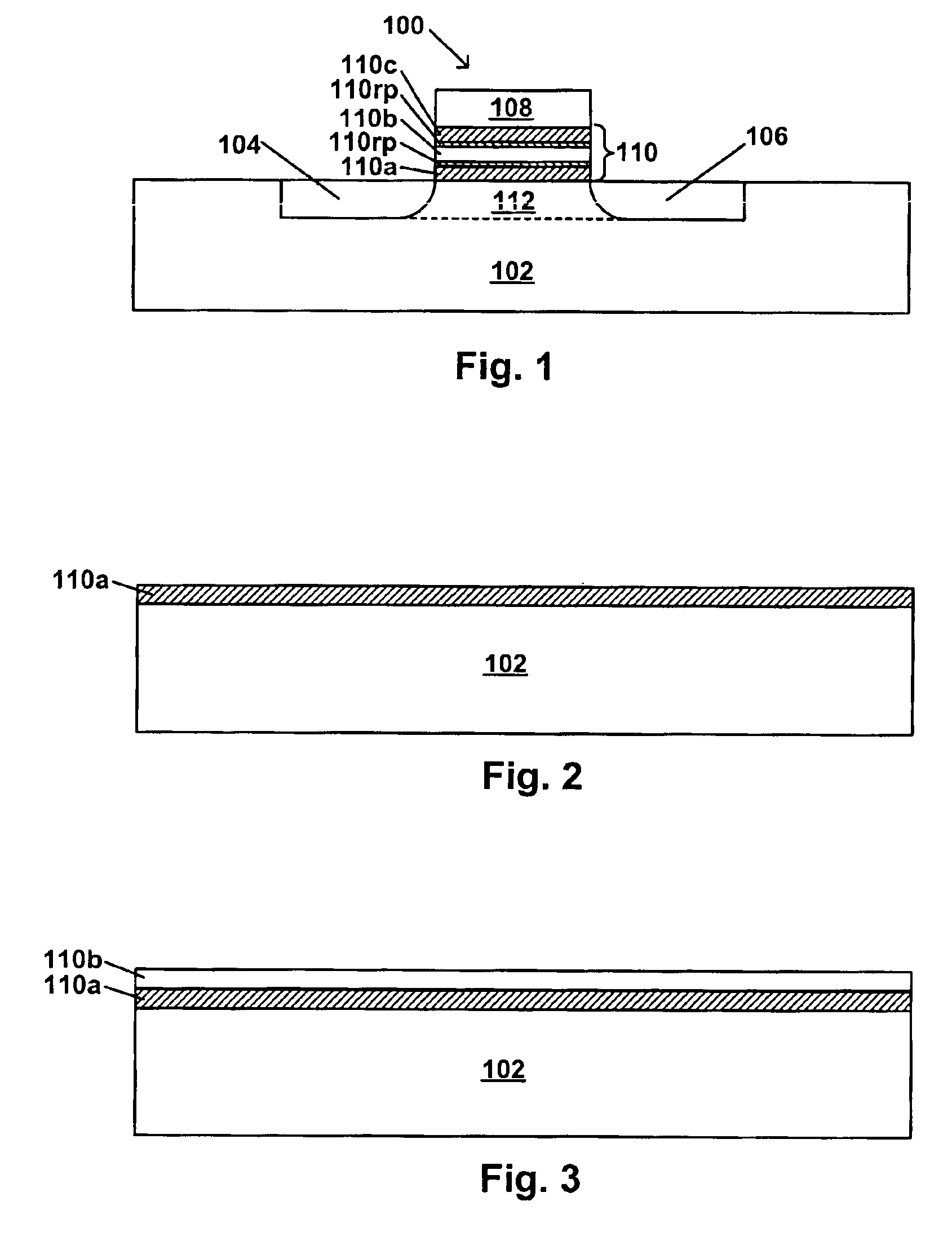 Preparation of composite high-K/standard-K dielectrics for semiconductor devices