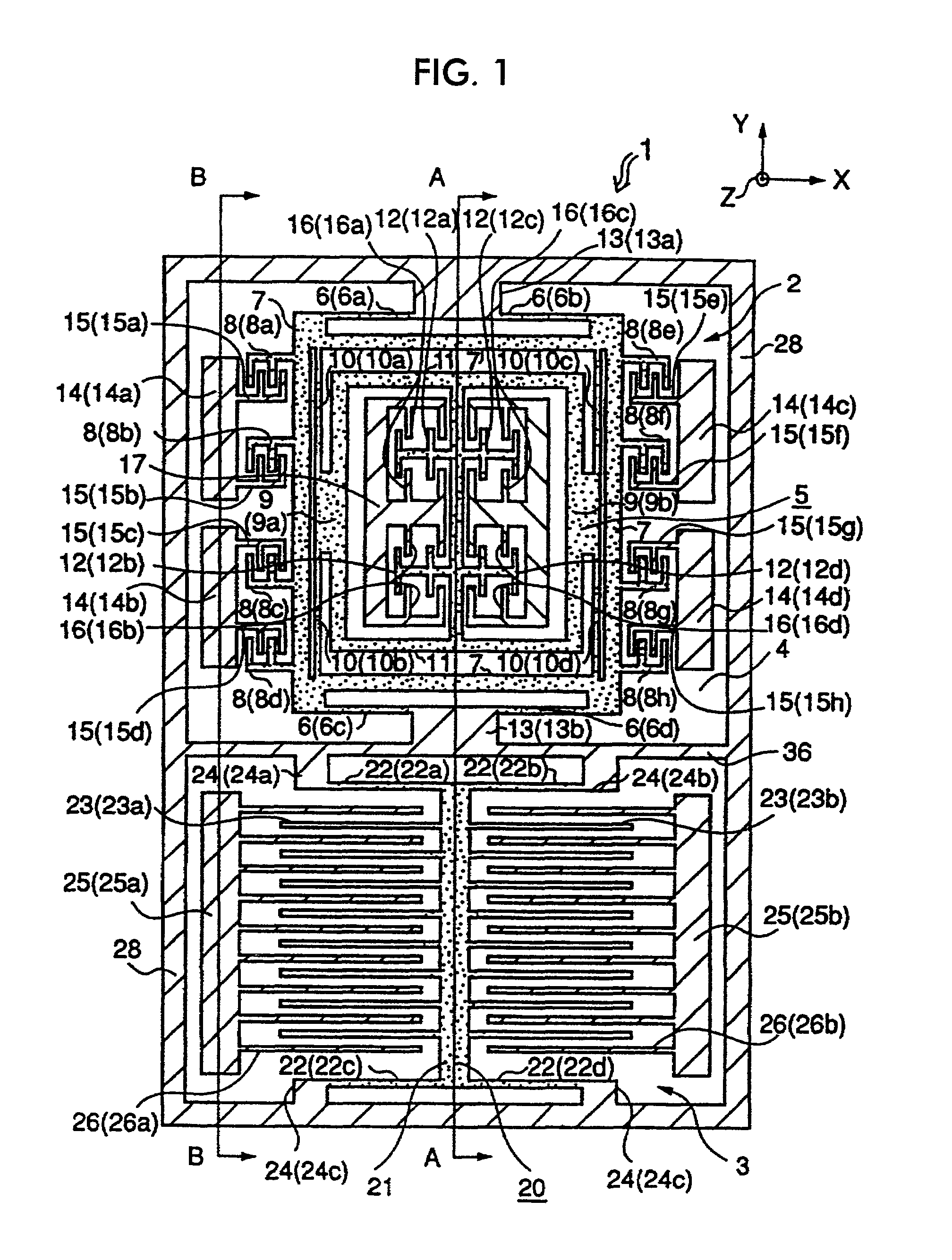 Composite sensor device and method of producing the same