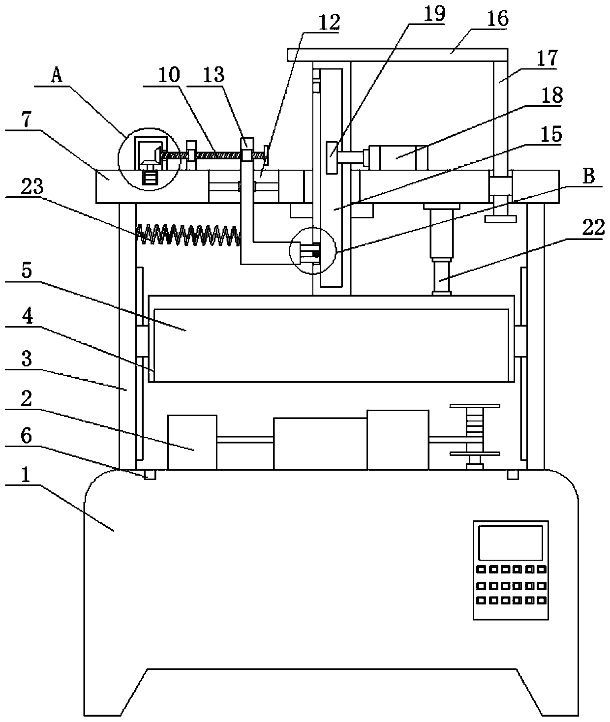 Chemical fiber silk humidity detection device