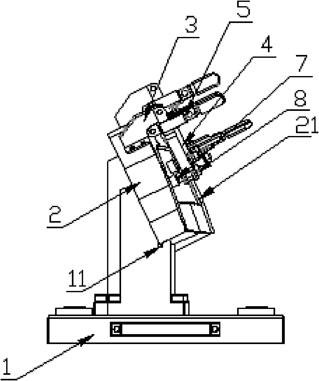 Detection jig for vehicle decorative strip