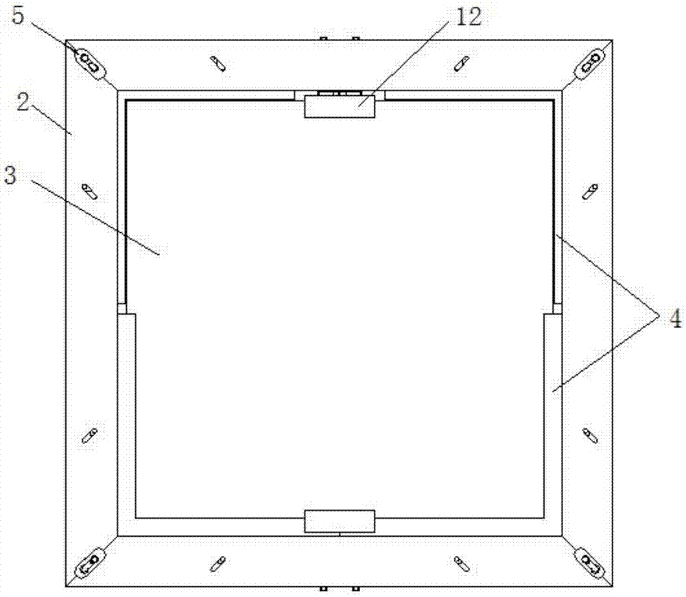 Overturn window structure based on glass rotation