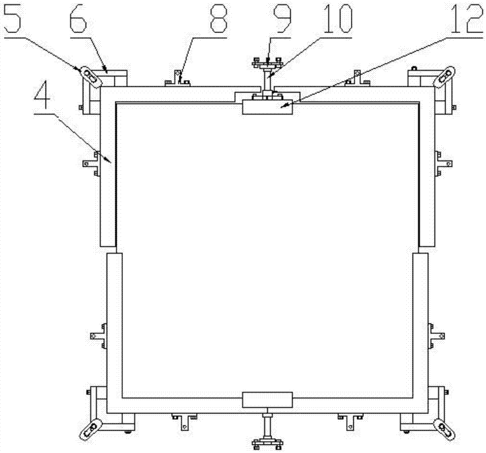 Overturn window structure based on glass rotation