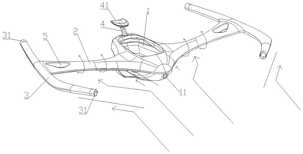 An integrated aircraft body