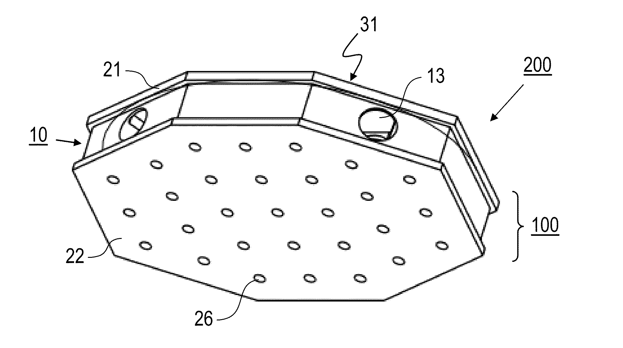 Lightweight carrier structure, particularly for optical components, and method for its production