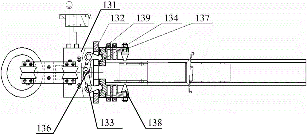 Testing tool for oil storage cylinder of shock absorber and counterweight positioning method