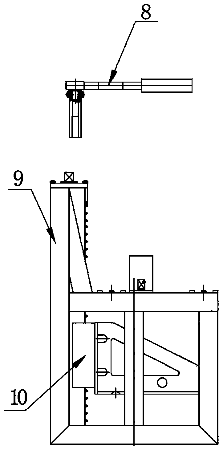 Lifting mechanism of vehicle-mounted electric lifting rod