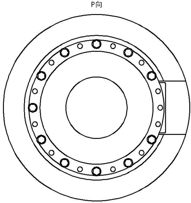Numerical control processing fixture for two perpendicularly-crossed shafts