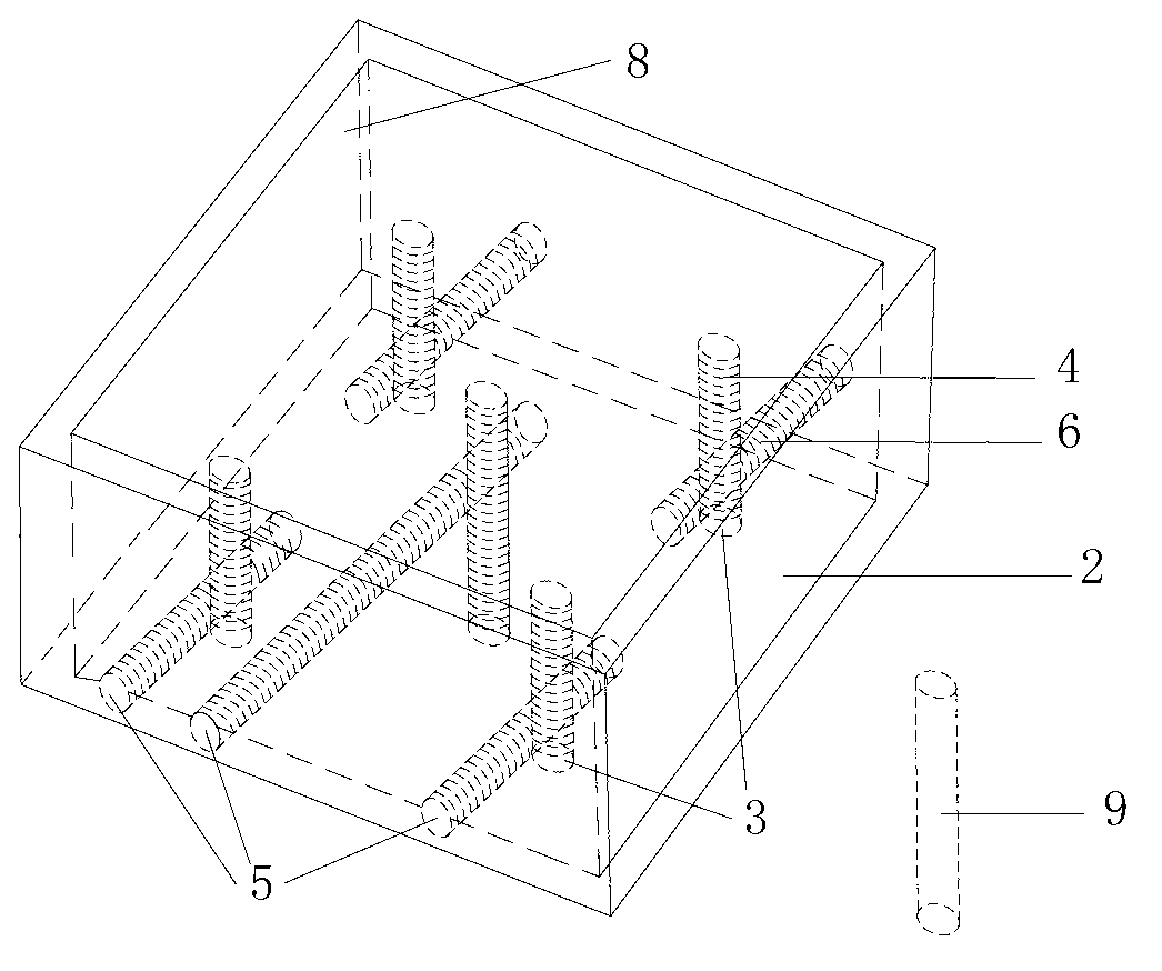 Experimental method and apparatus for shearing of structural surface of columnar jointing