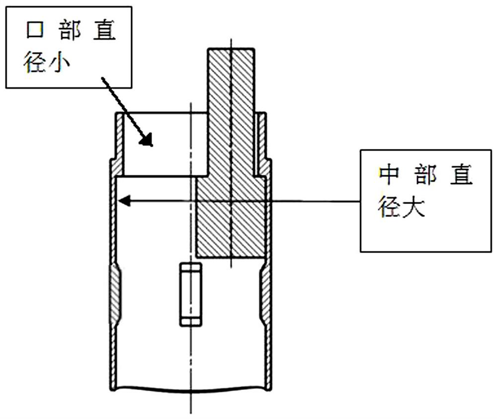 Machining process for thin-wall cylindrical part with boss in inner hole