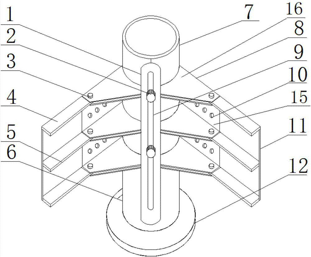 Cylindrical sleeving joint framework of building