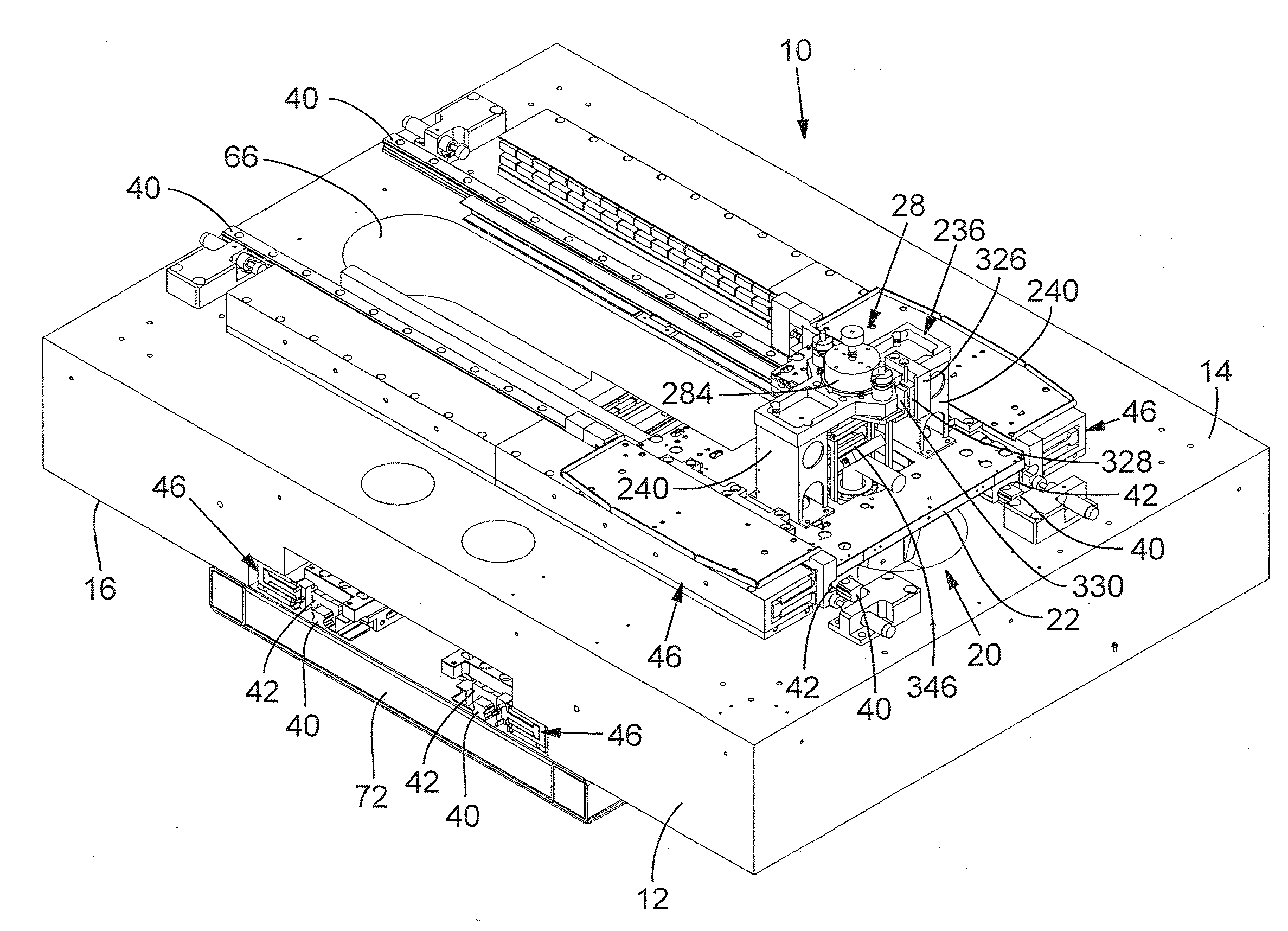 Decoupled, multiple stage positioning system
