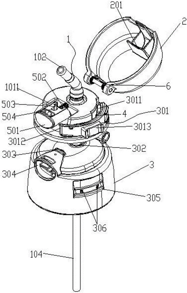 Cup lid realizing liquid sealing and easy liquid sucking and cup comprising cup lid