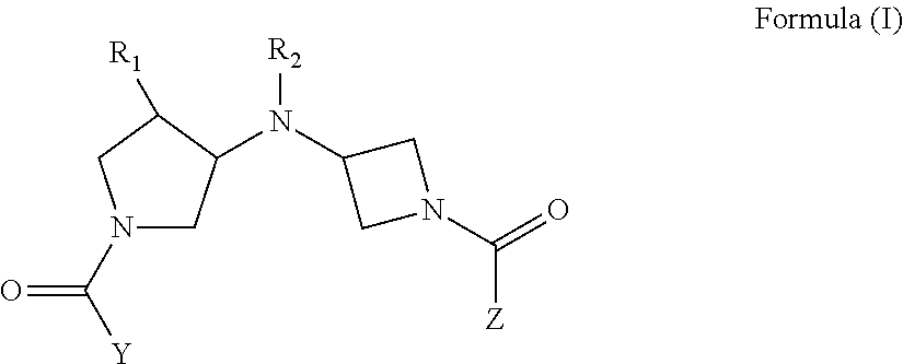 Amino-pyrrolidine-azetidine diamides as monoacylglycerol lipase inhibitors