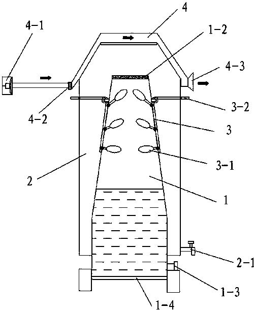 Vehicle-mounted emergency water purification device by evaporating condensate water through sunlight focusing