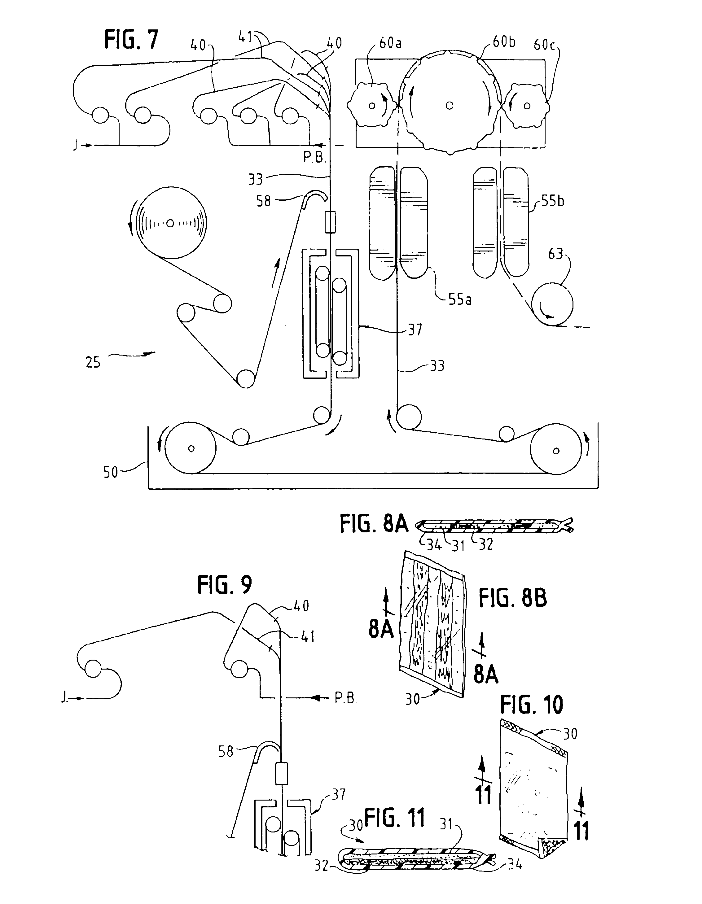 Method for packaging a composite food portion