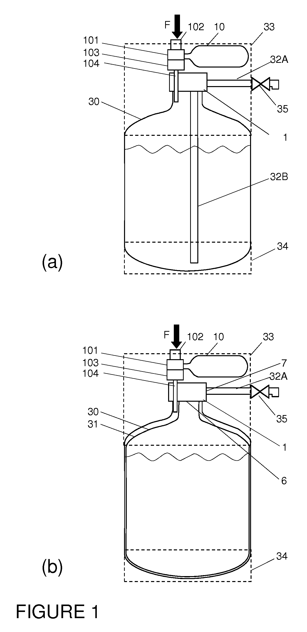 Beverage dispensing apparatus comprising an integrated pressure reducing channel