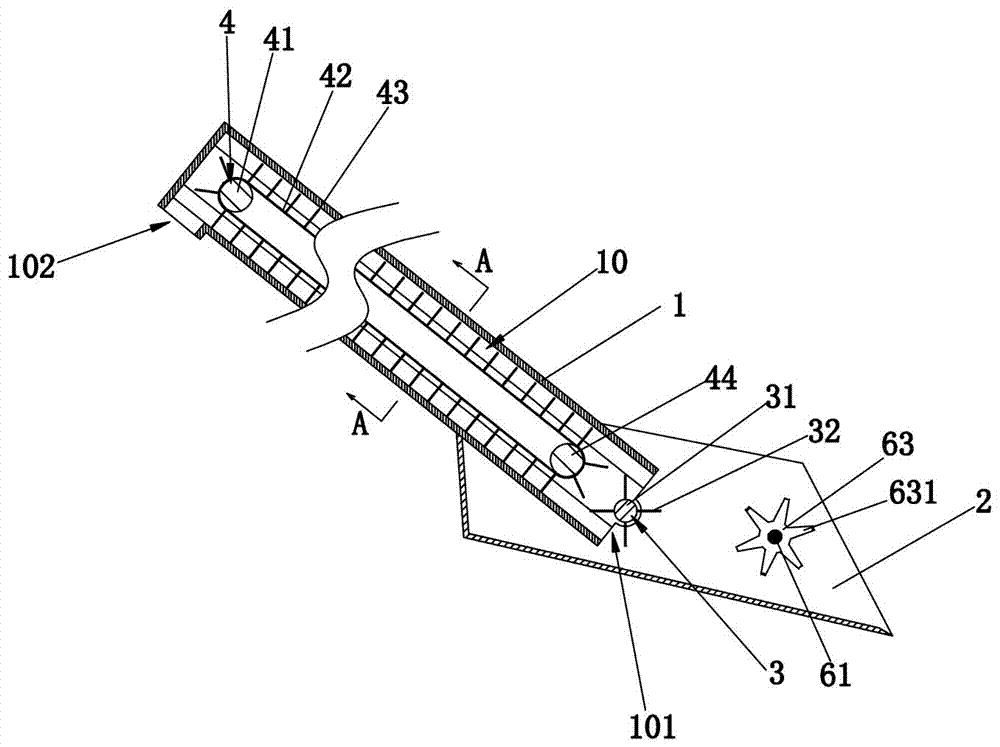 Handheld type automatic sand charging shovel for flood fighting and disaster relief