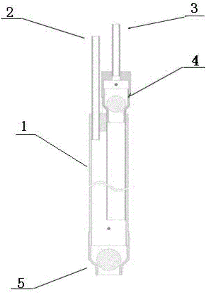 Underground fluid gas extraction device and process
