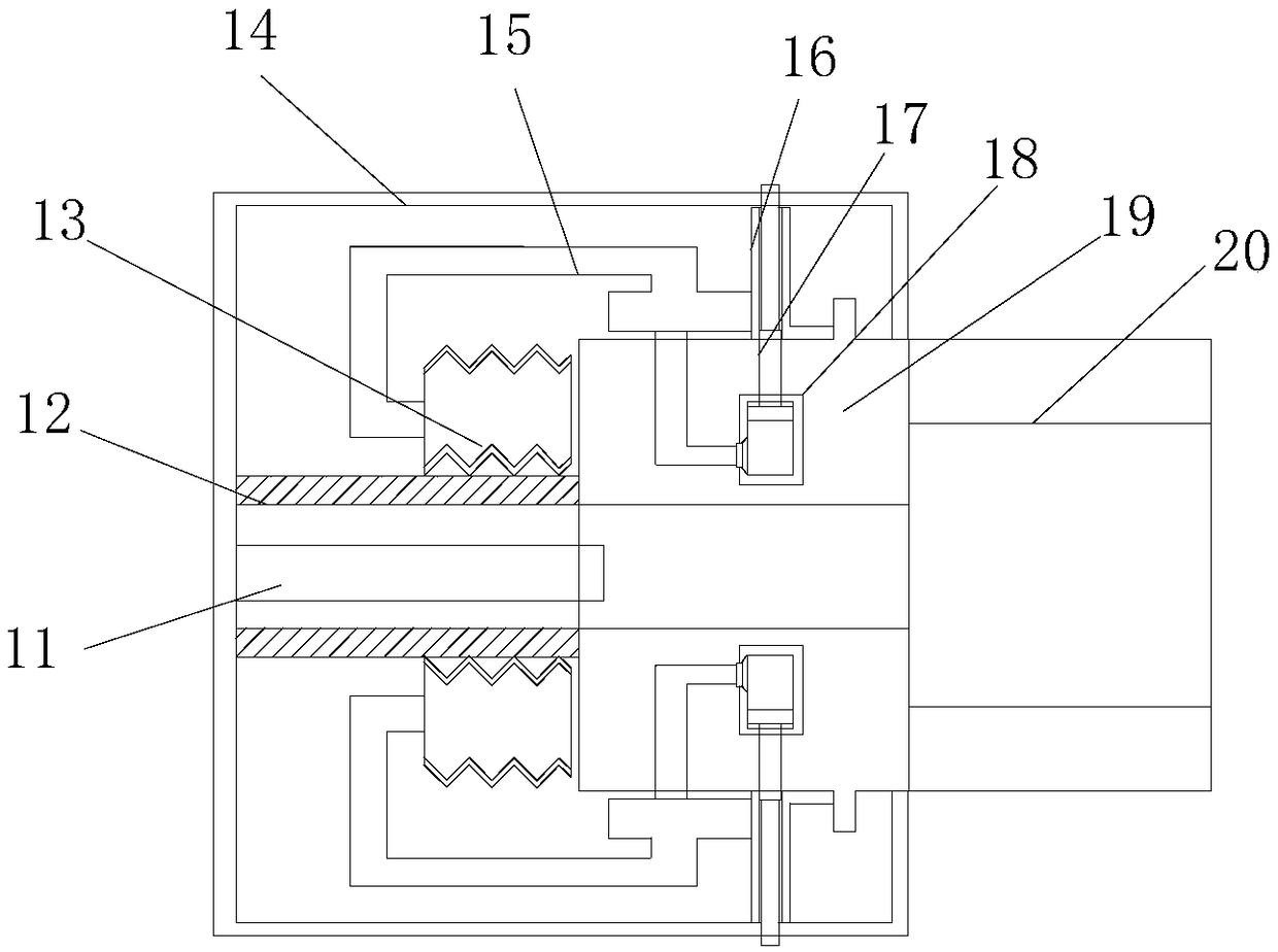 Three-phase digital display instrument capable of quickly disassembling and connecting wire