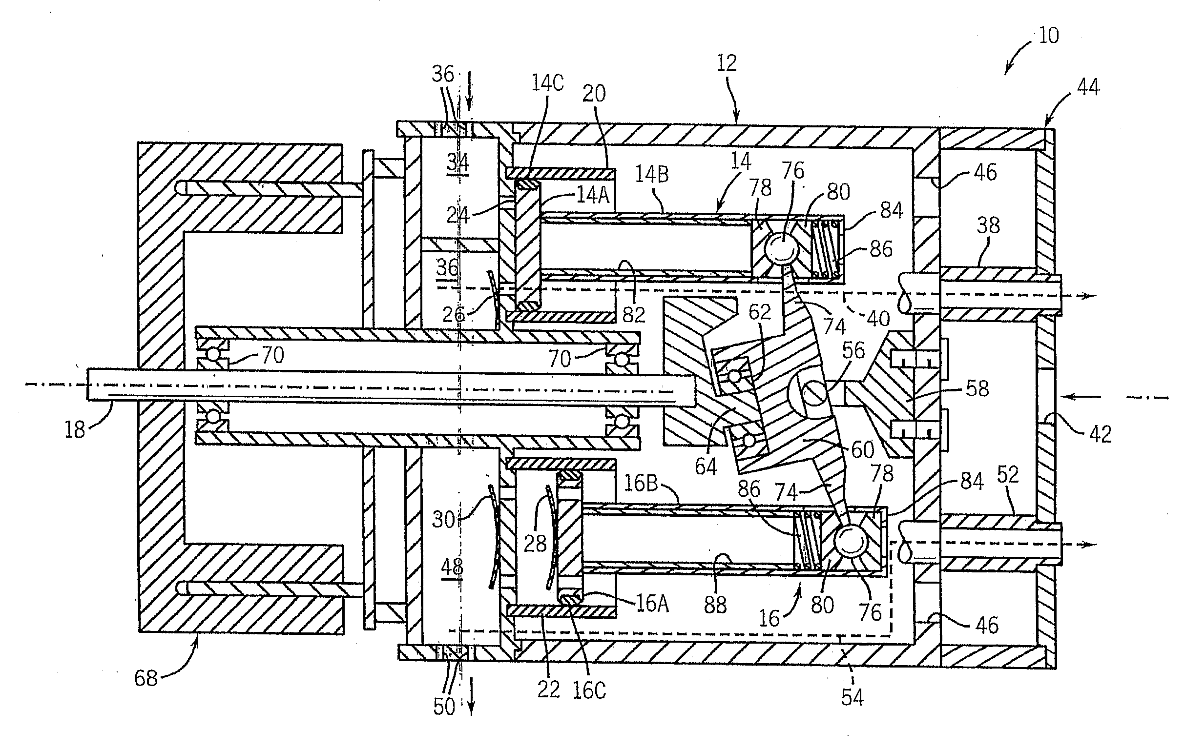 Hybrid nutating pump