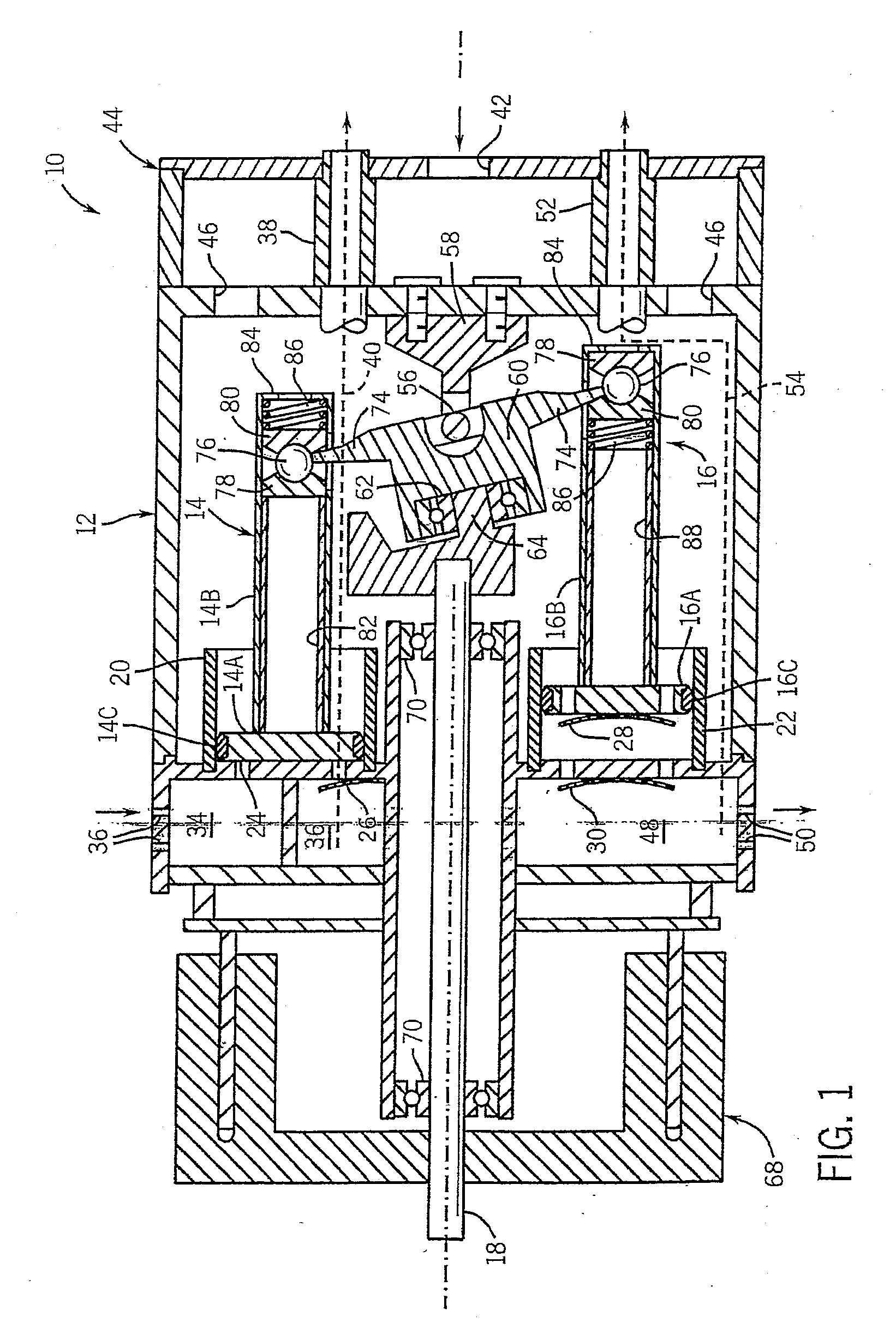 Hybrid nutating pump