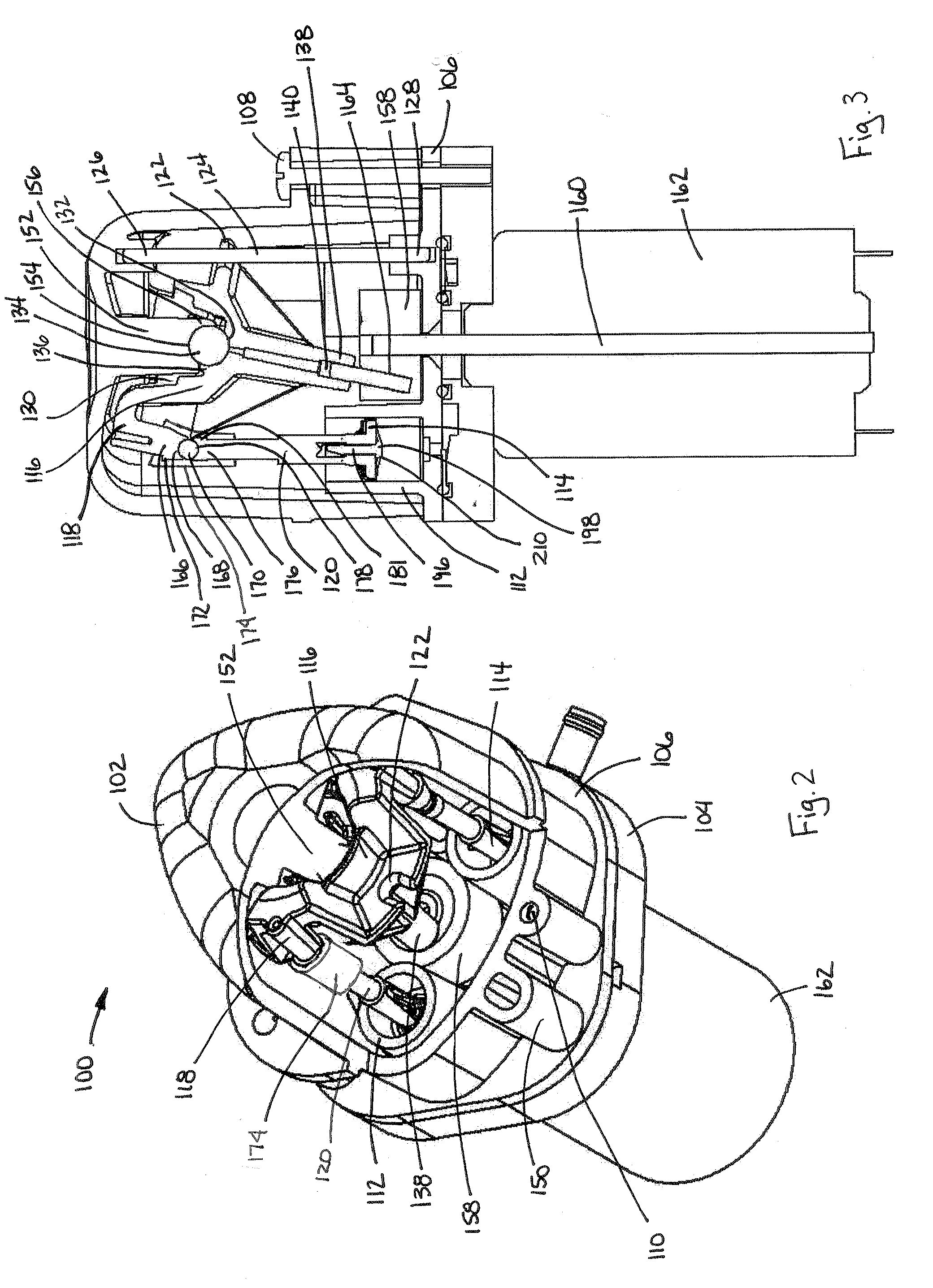 Hybrid nutating pump