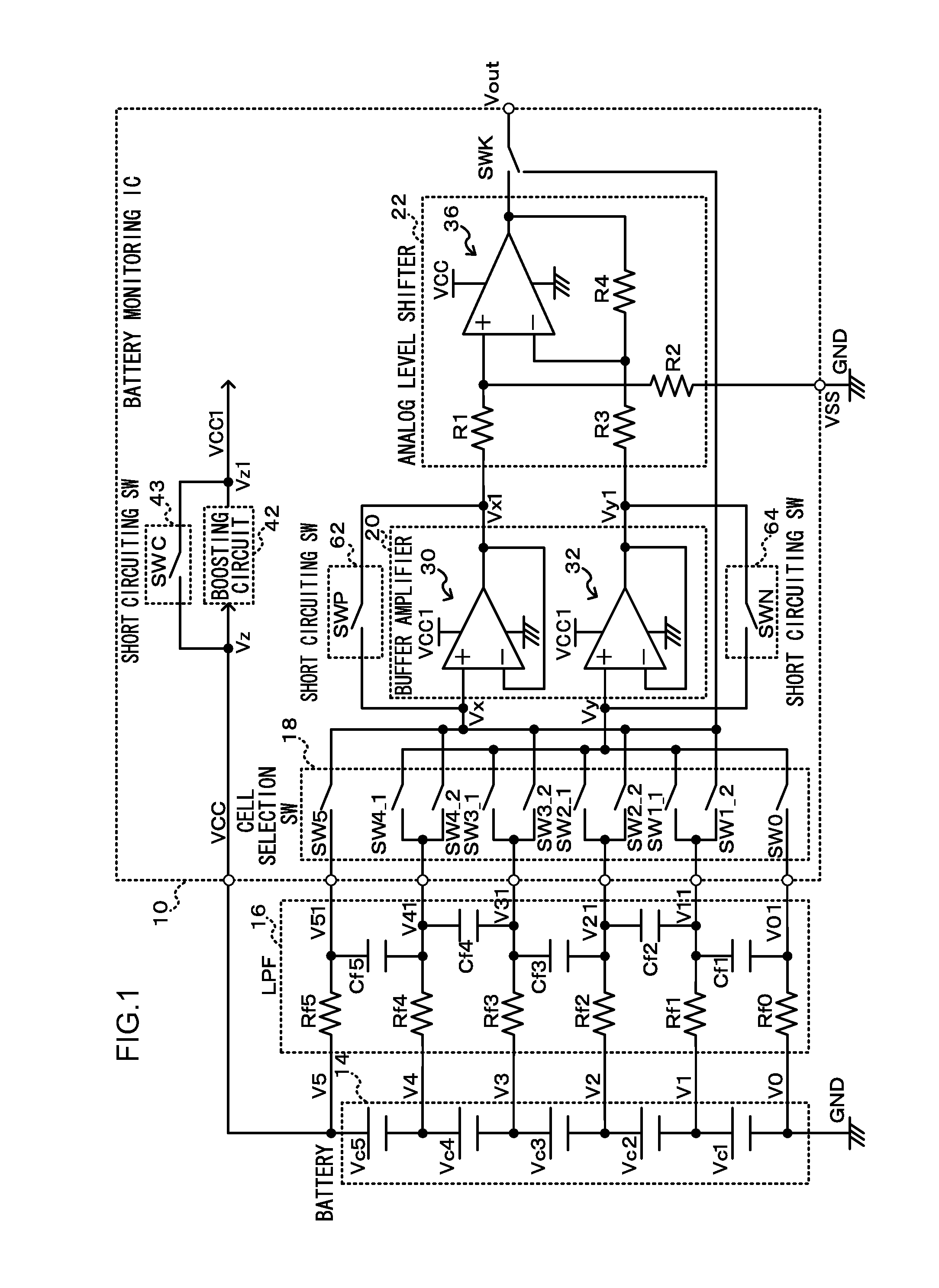 Semiconductor device, and method of diagnosing abnormality of boosting circuit of semiconductor device