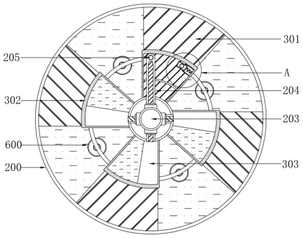 A combined LED light protection shell that is easy to assemble