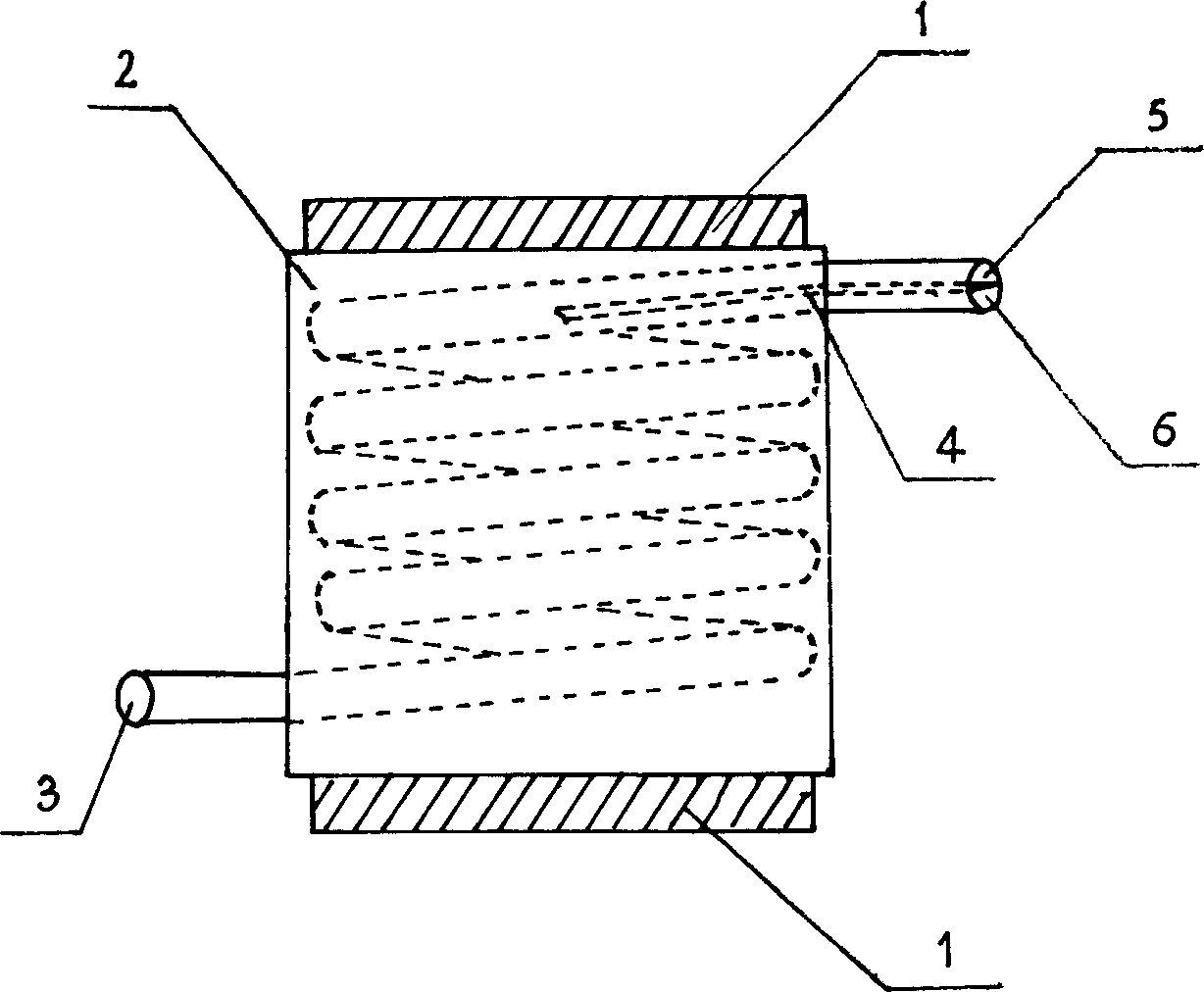 Sea water desalting magnetic mirror device and method