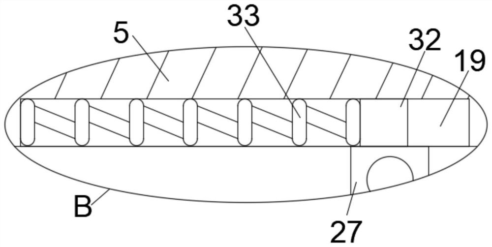 A shock-isolation bearing for buildings with fire-proof and flame-retardant properties