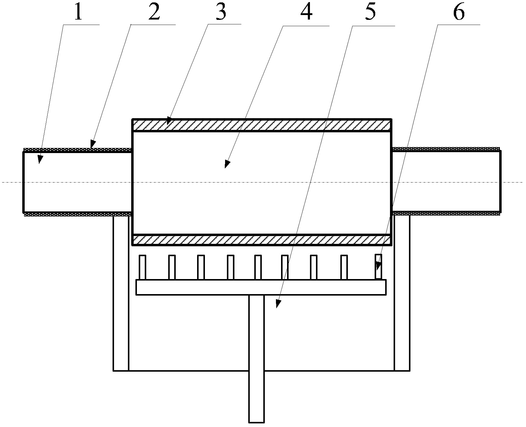 Composite roll having uniform roll surface hardness and made of high-speed steel containing boron and method for manufacturing composite roll
