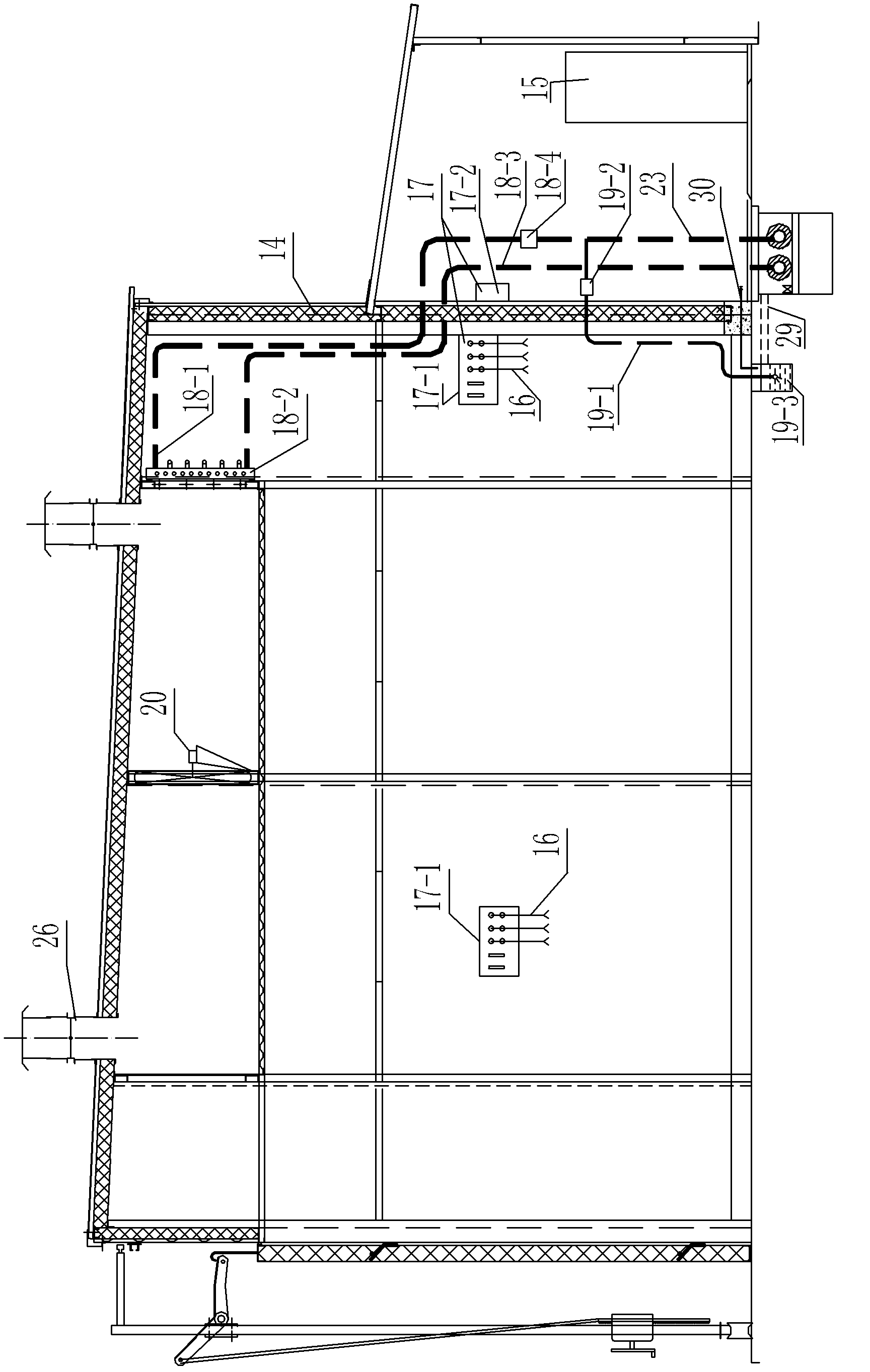 Wood drying process and wood drying system