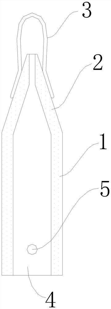 Carrier for underwater deposit surface detection instrument and manufacturing method thereof