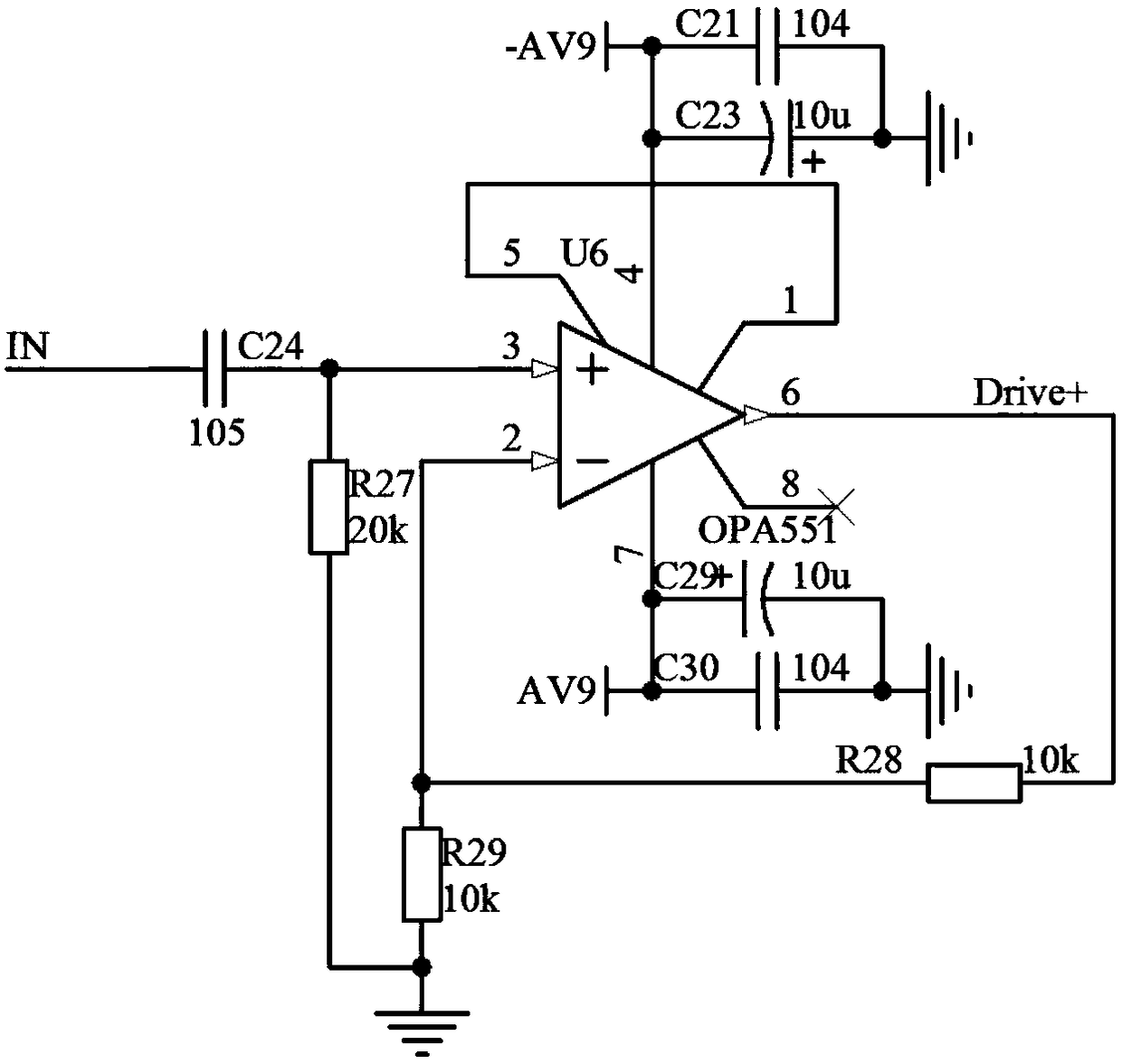 A Differential Power Amplifying Circuit in the Driving System of Coriolis Mass Flowmeter