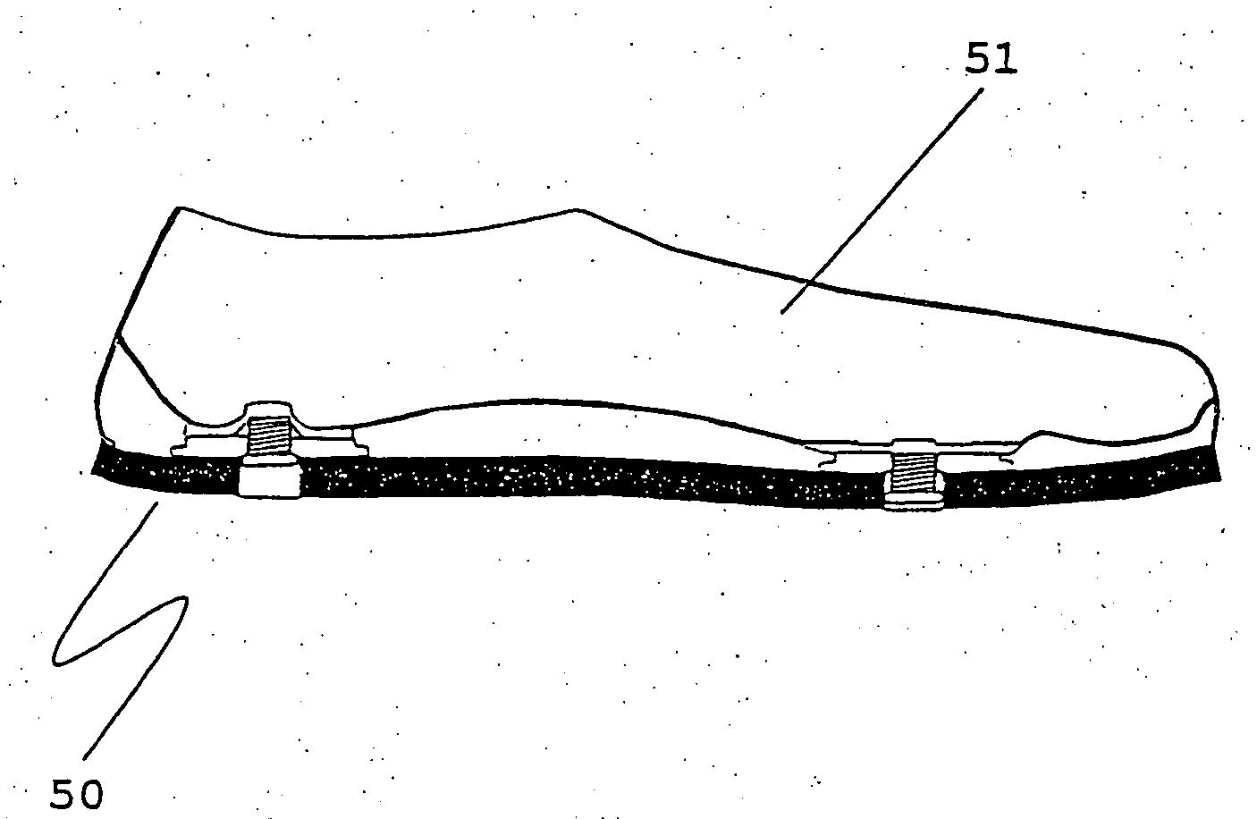 Shoe Sole With Pressure Massage Function