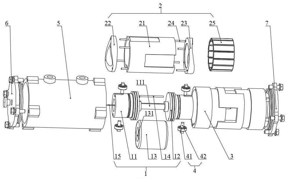 A two-dimensional motor piston pump