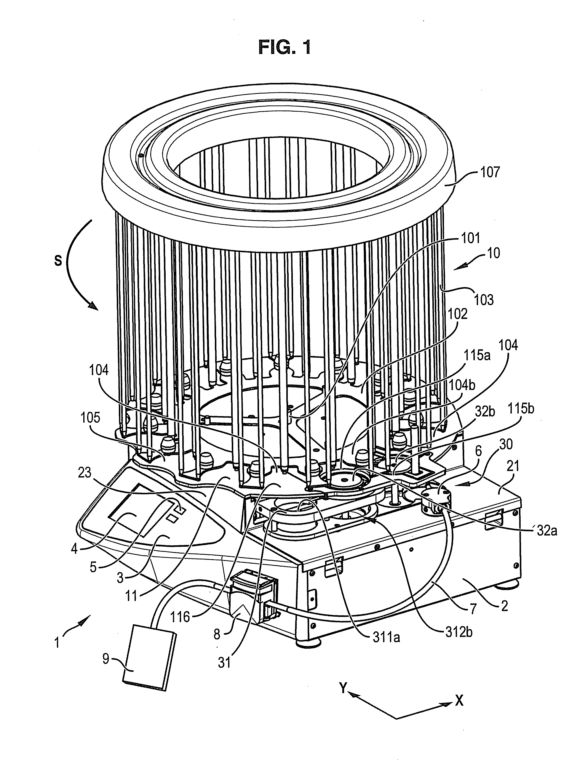 Device for dispensing a product in a petri dish