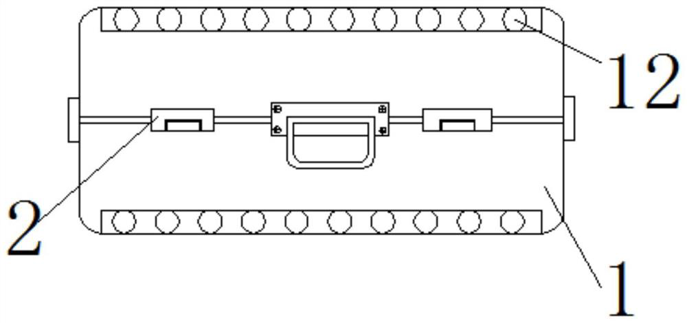 Sensor storage transportation device convenient for limiting protection