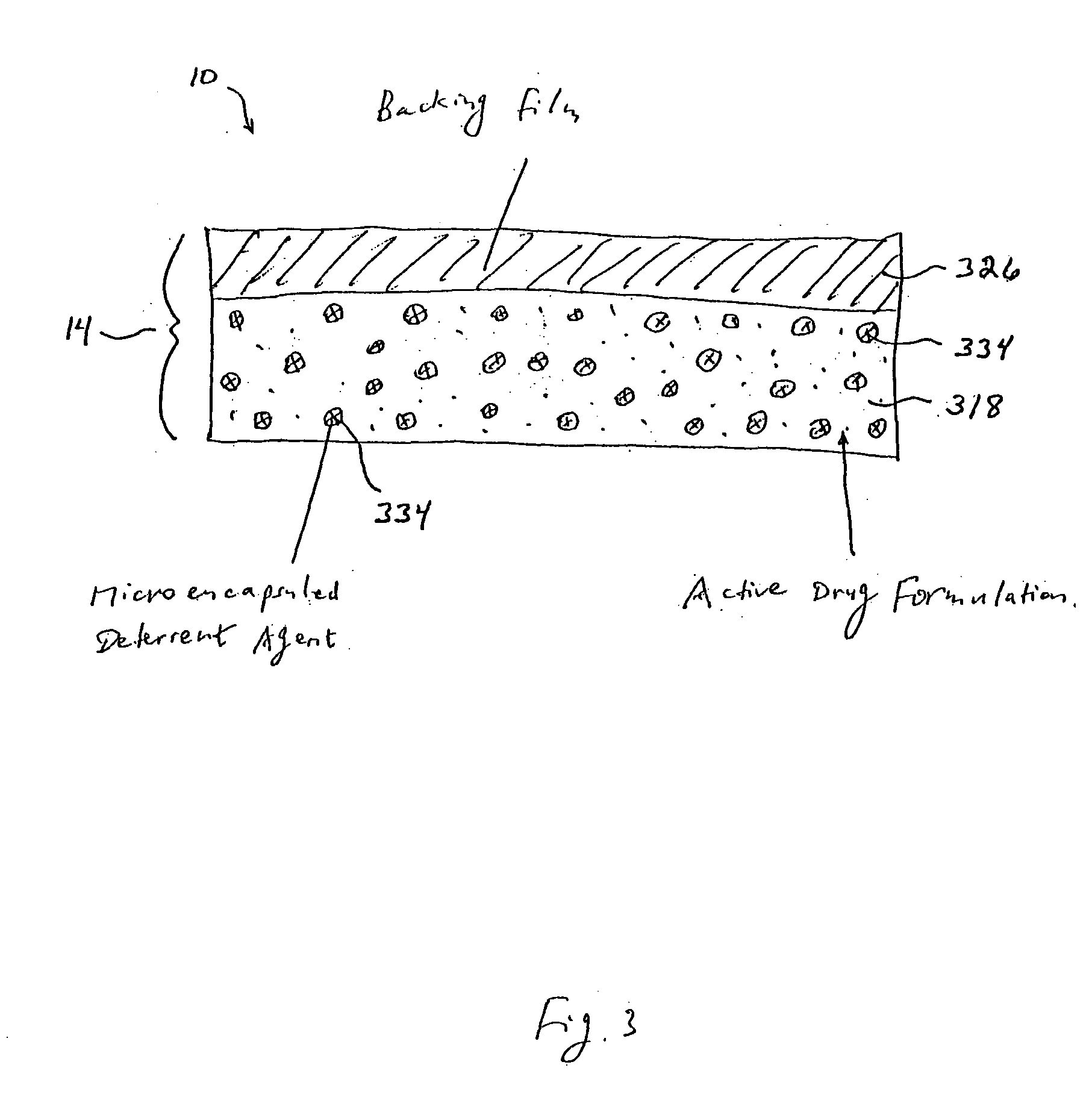 Methods and apparatus for transdermal delivery of abusable drugs with a deterrent agent