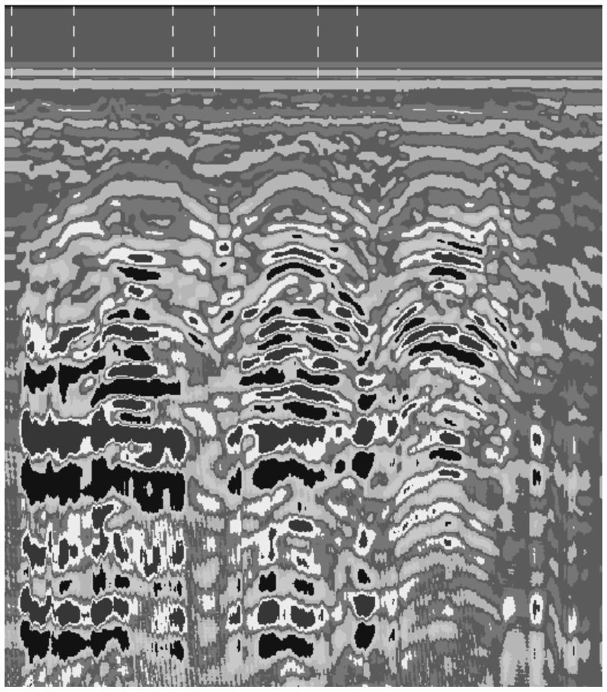 Image preprocessing method based on geological radar