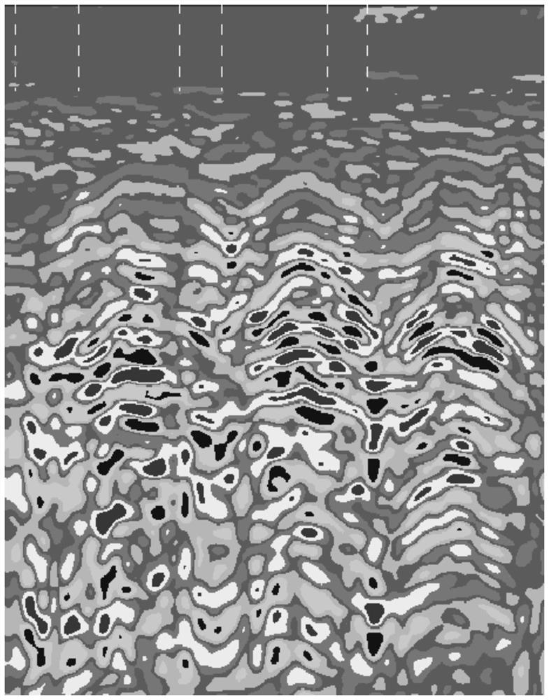 Image preprocessing method based on geological radar