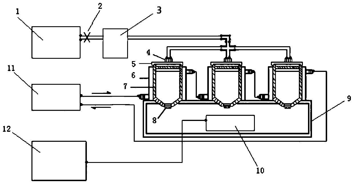 Device and method for testing flow velocity of composite solid propellant slurry