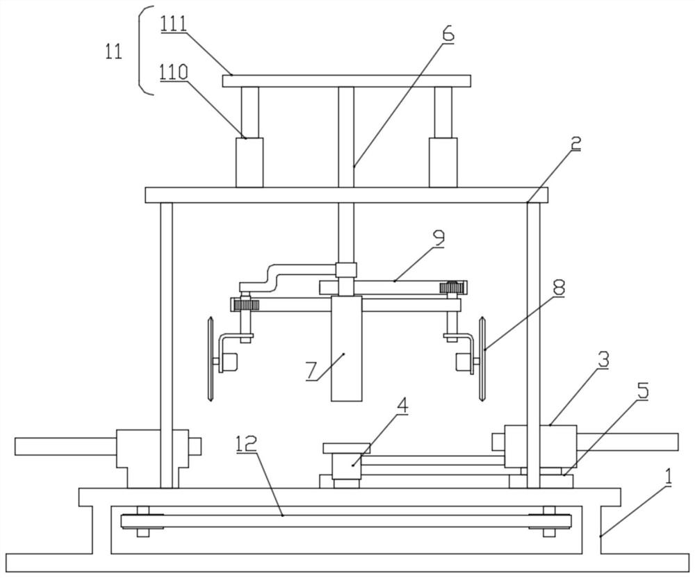 A welding construction device for building roof steel structure