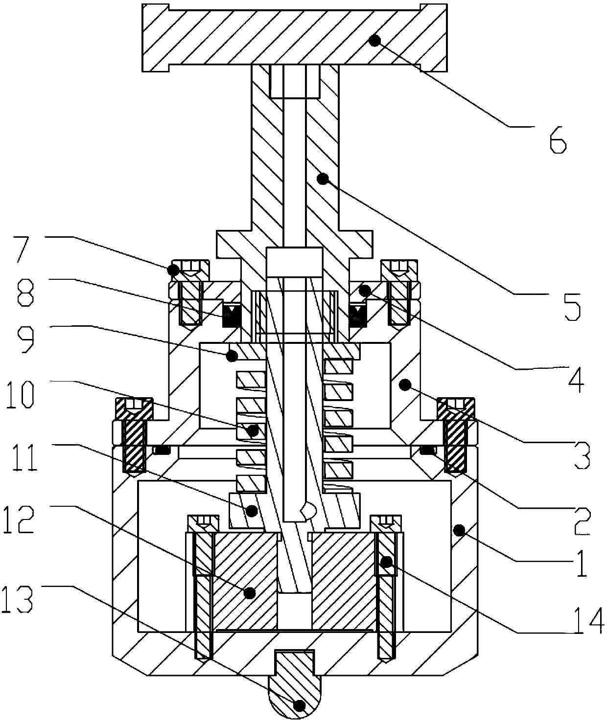 High-precision multi-range novel force sensor set of series structure