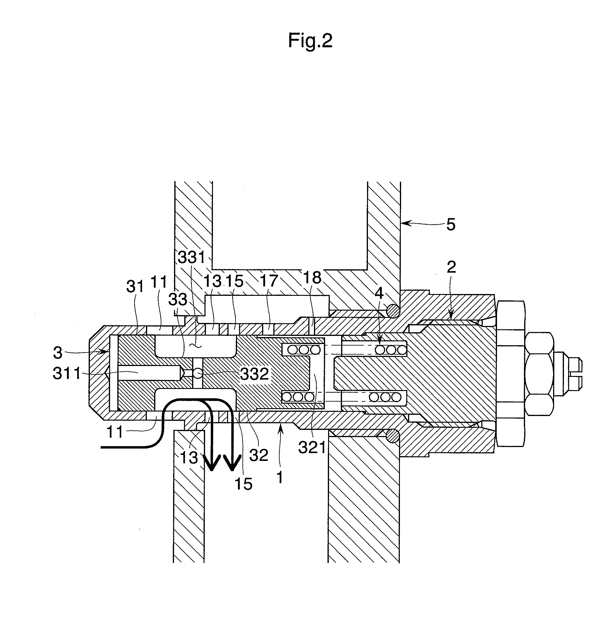 Flow rate control valve