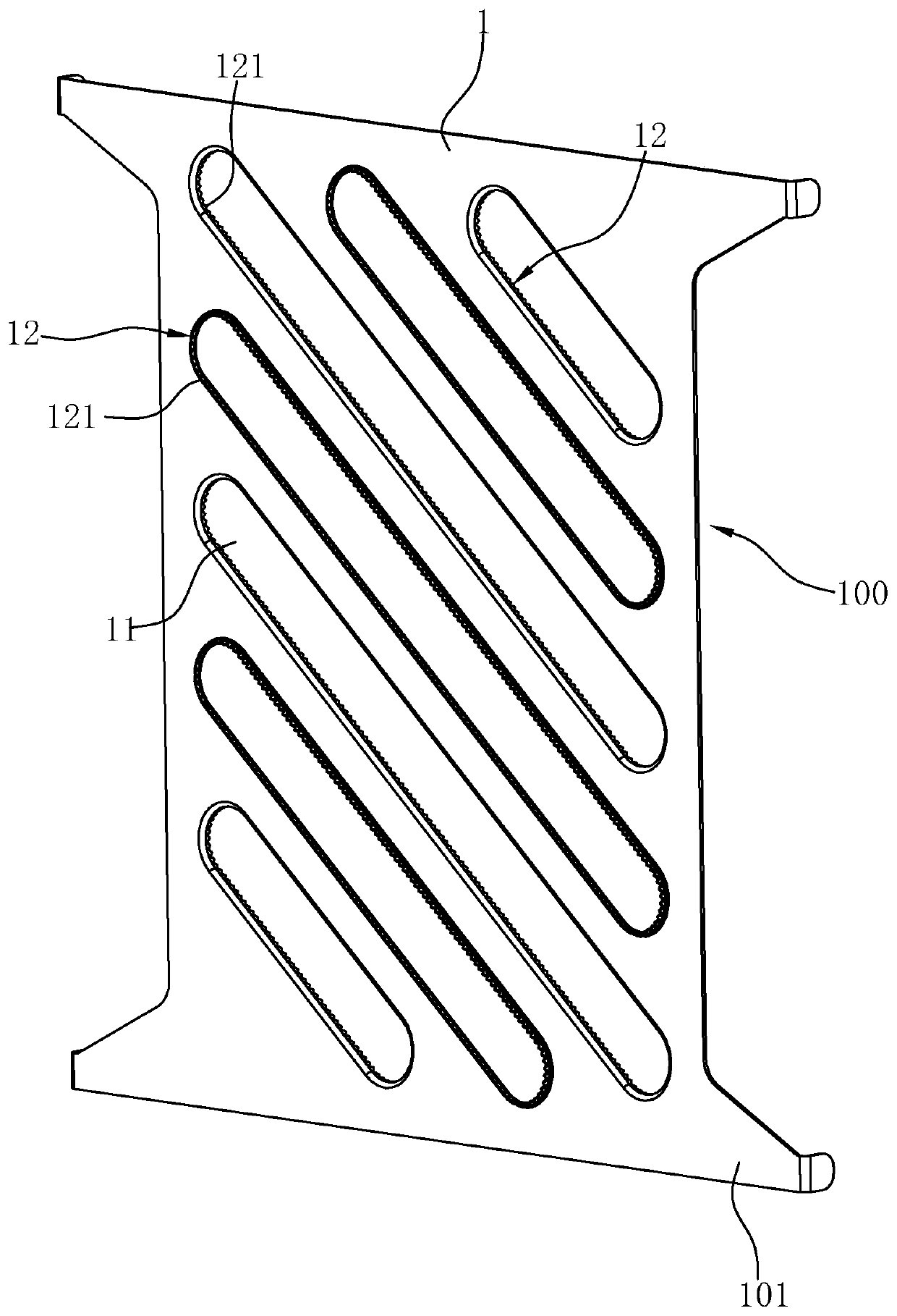 Ionization plate and electrostatic purification device applying ionization plate