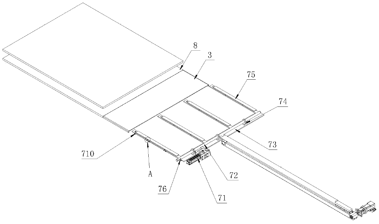 Freeze dryer and supporting plate feeding and discharging system thereof