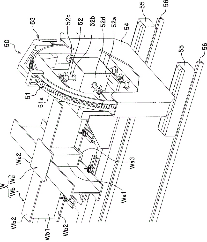 Welding supporting table for joints