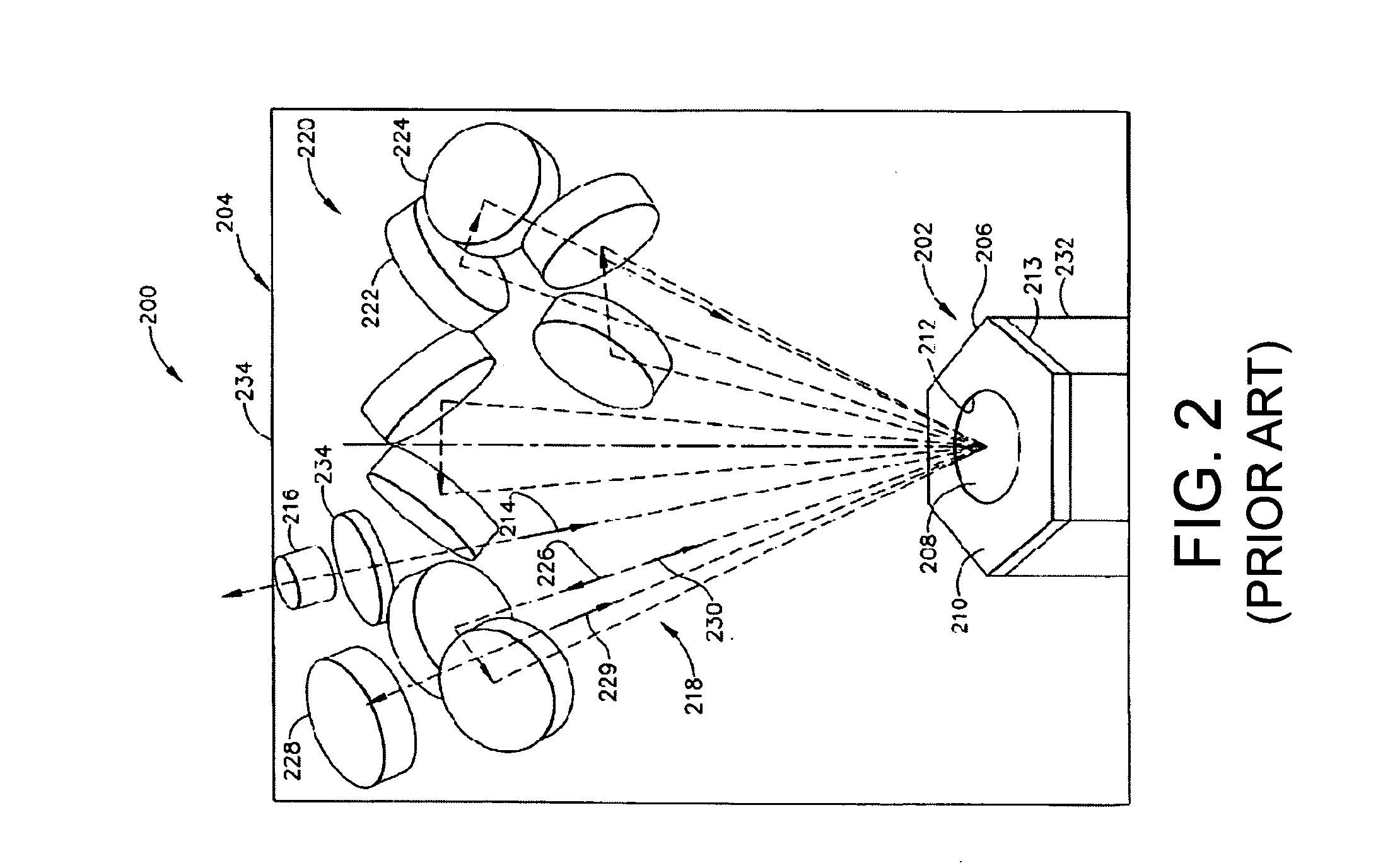 Solid-state laser with multi-pass beam delivery optics