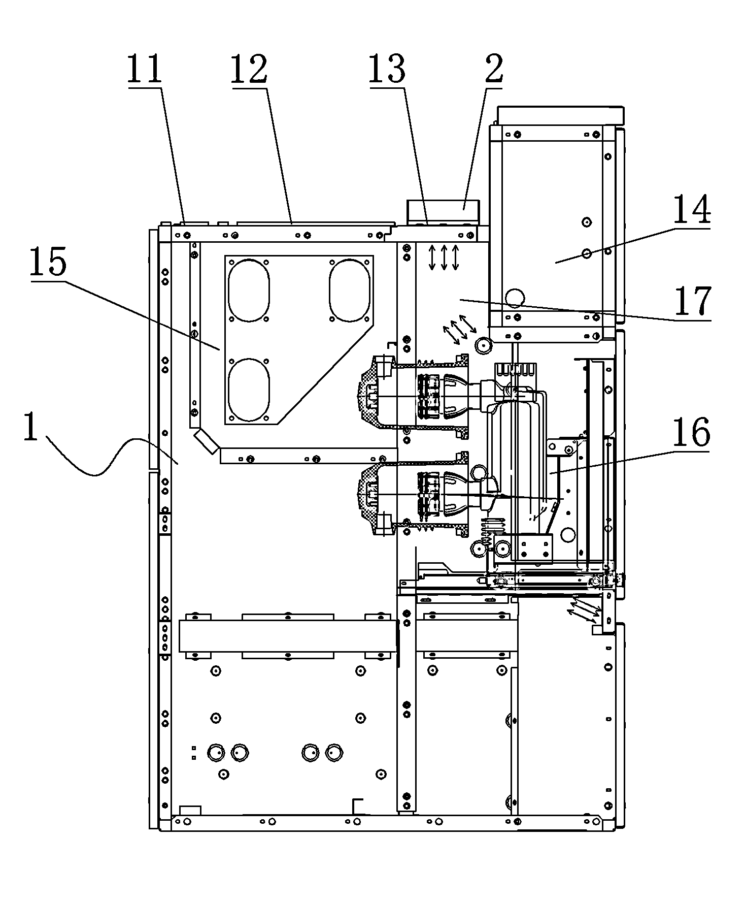 Electrical equipment cabinet